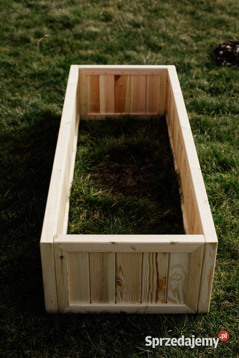 Warzywnik drewniany skrzynia ogrodowa zielnik Kalety