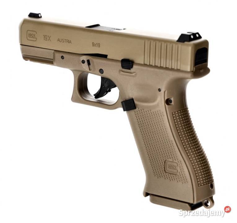 Sprzedam Pistolet wiatrówka Glock 19X blowback Sport i Wypoczynek kujawsko-pomorskie Żnin