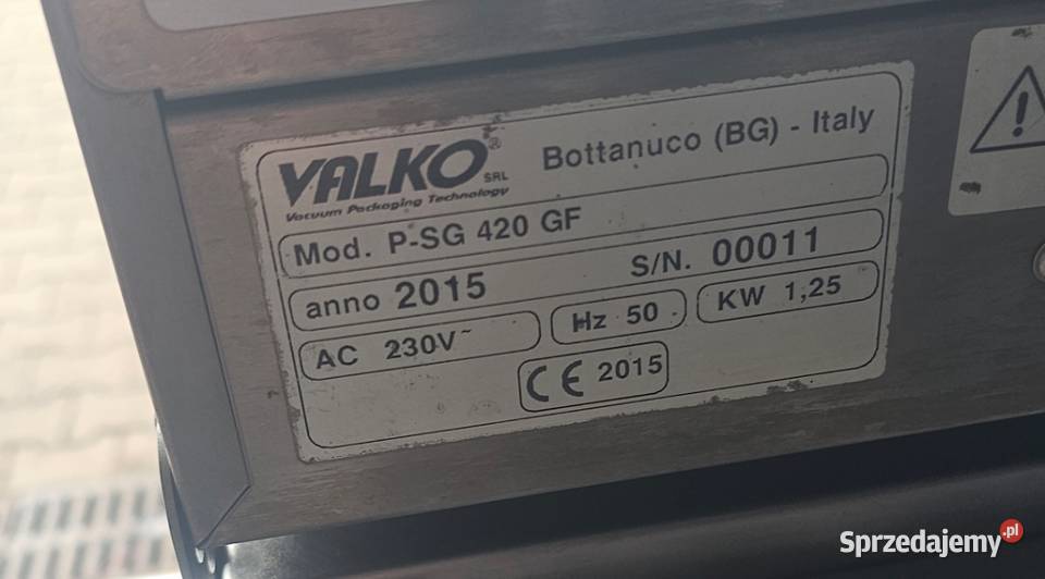 Półautomatyczna zaklejarka do tacek z opcją mapy Dobieszowice