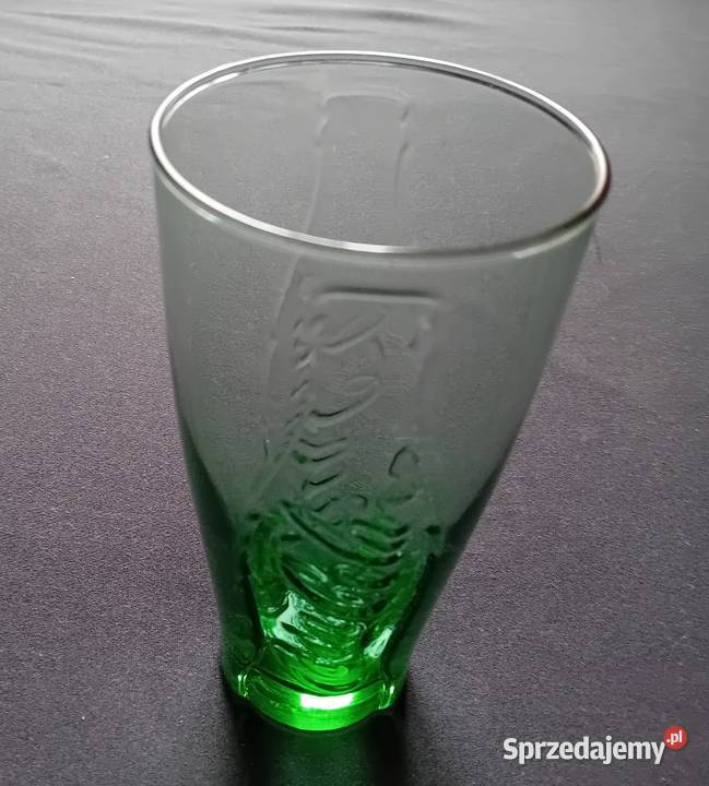 Zielona koleksjonerska szklanka Coca Cola Koźminek