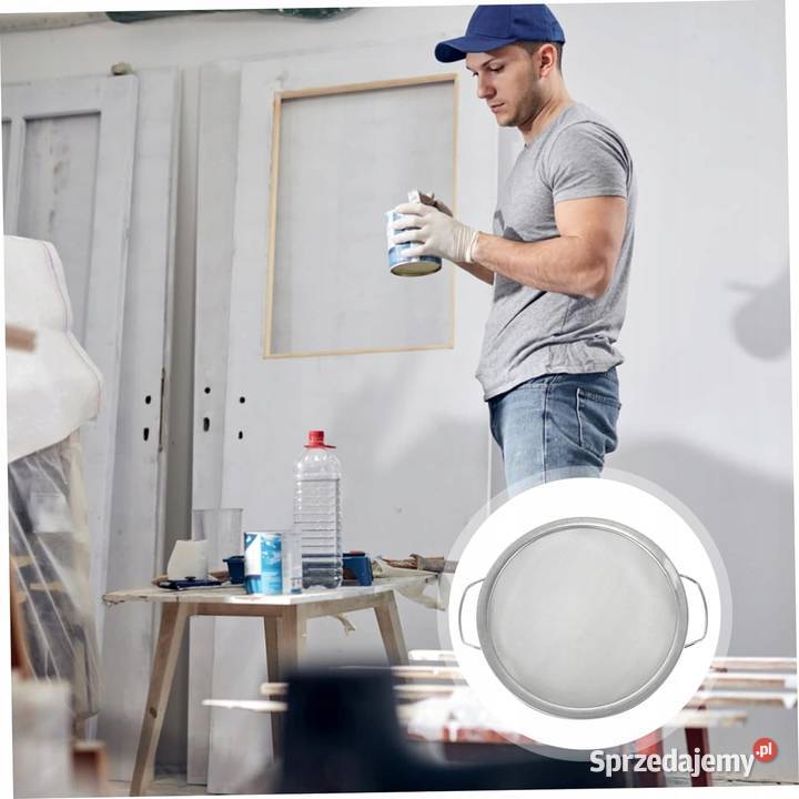 Sitko do Cedzenia Farby Średnica 290 mm 60 Mesh Dom i Ogród Ludźmierz