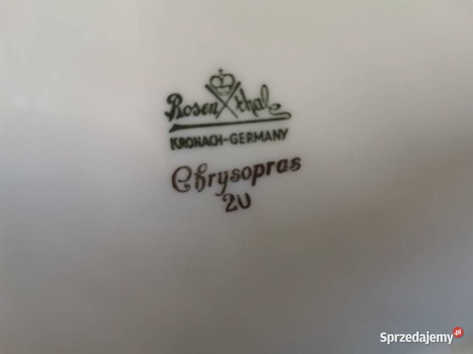 Stary duży świecznik porcelana Rosenthal Art sprzedam
