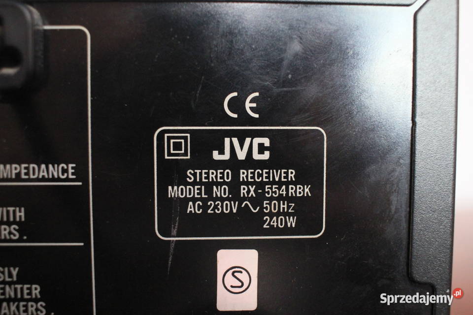 JVC RX554R Amplituner STEREOKINO RDS Amplitunery