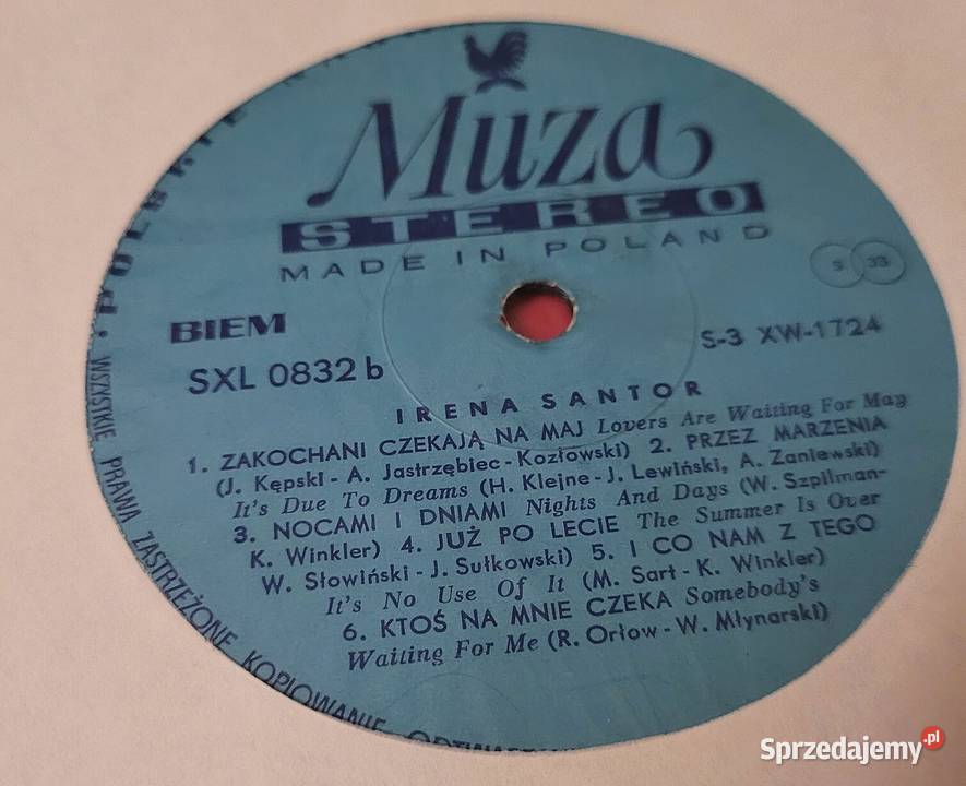 Irena Santor CDN Piosenki Stare Świat Ta Wielka kujawsko-pomorskie sprzedam