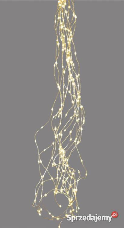 Lampki choinkowe świetlne LED cienki drucik z Chrzanów