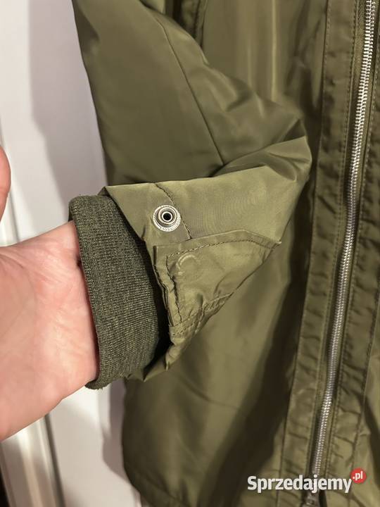 Męska zimowa kurtka firmy PullBear zielony Moda i Styl sprzedam