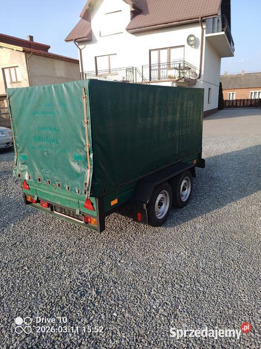 Przyczepka lekka dwuosiowa towarowe