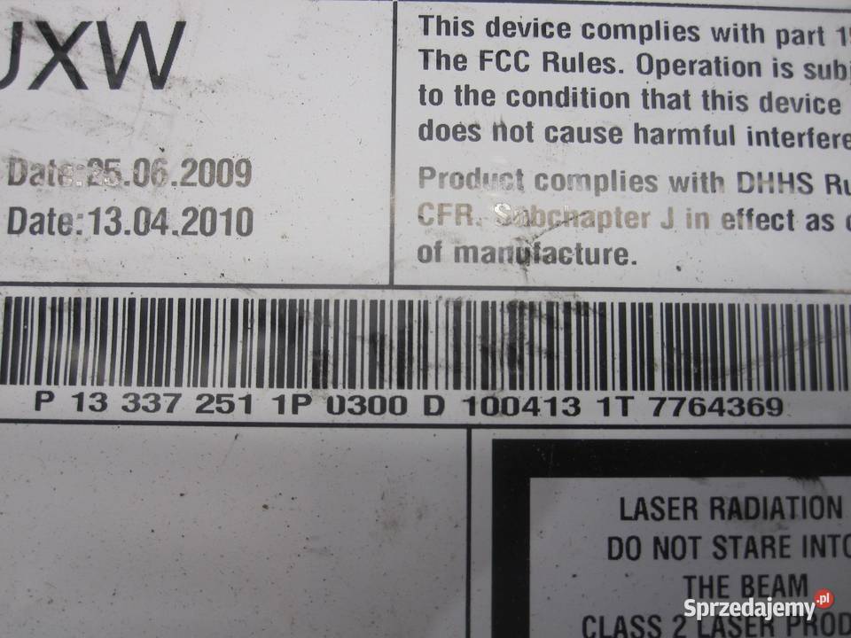 CHEVROLET CRUZE I 11r radio CD 13337251 świętokrzyskie Kielce sprzedam