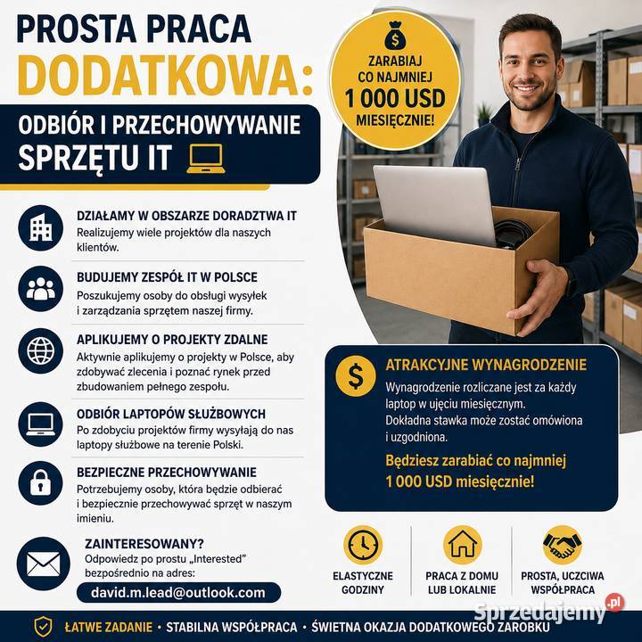 Simple side job collection and storage of IT pomorskie Gdańsk