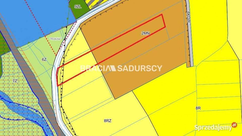 Działka na sprzedaż Roków Rekreacyjna 4350