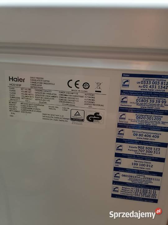 Sprzedam zamrażarkę skrzyniową Haier 100l śląskie Bielsko-Biała
