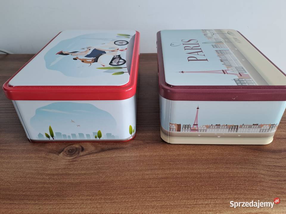 2 x metalowa puszka francja france paris wieża Warszawa