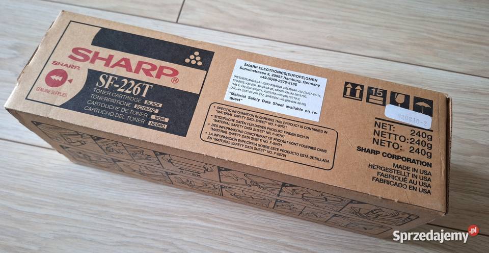 Toner czarny Sharp SF226T Oryginał Nowy USA sprzedam