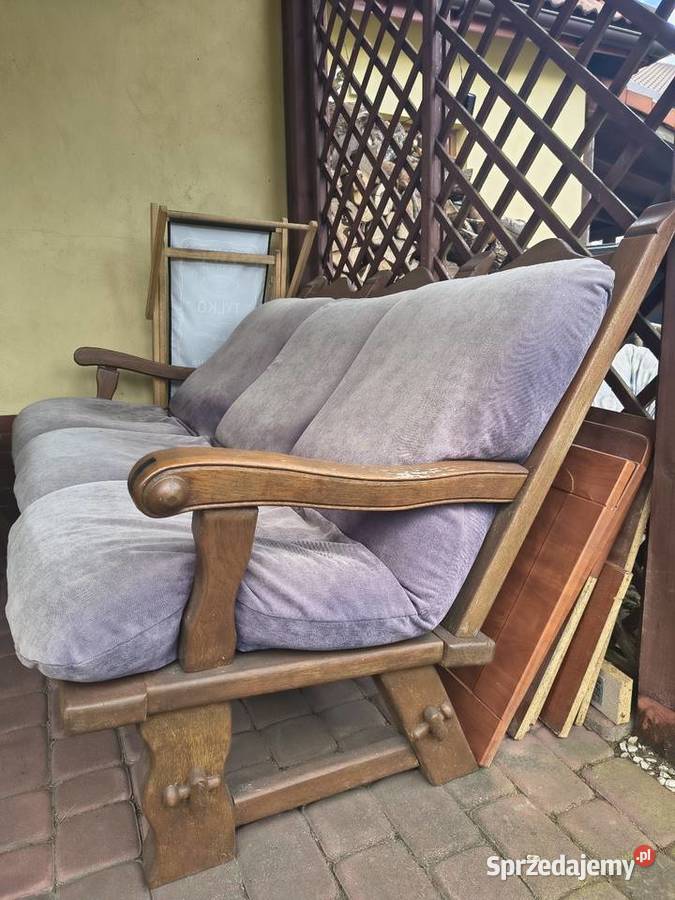 Meble dębowe komplet wypoczynkowy Klucze sprzedam