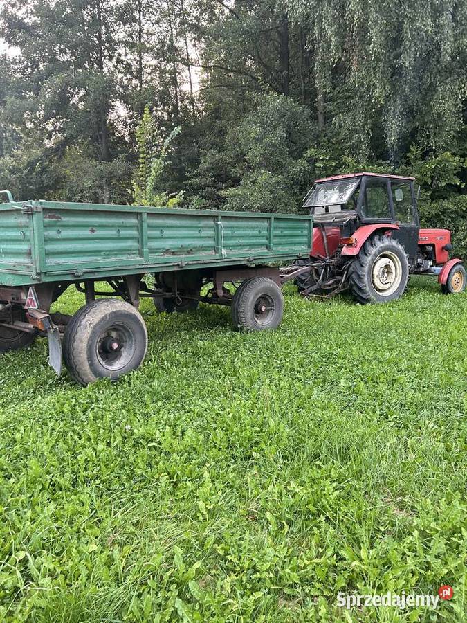 Przyczepa rolnicza d46 zarejestrowana nieuszkodzony małopolskie Zator