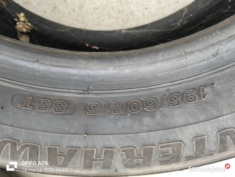 opony 195 60 R 15 zima zima Gryfino sprzedam