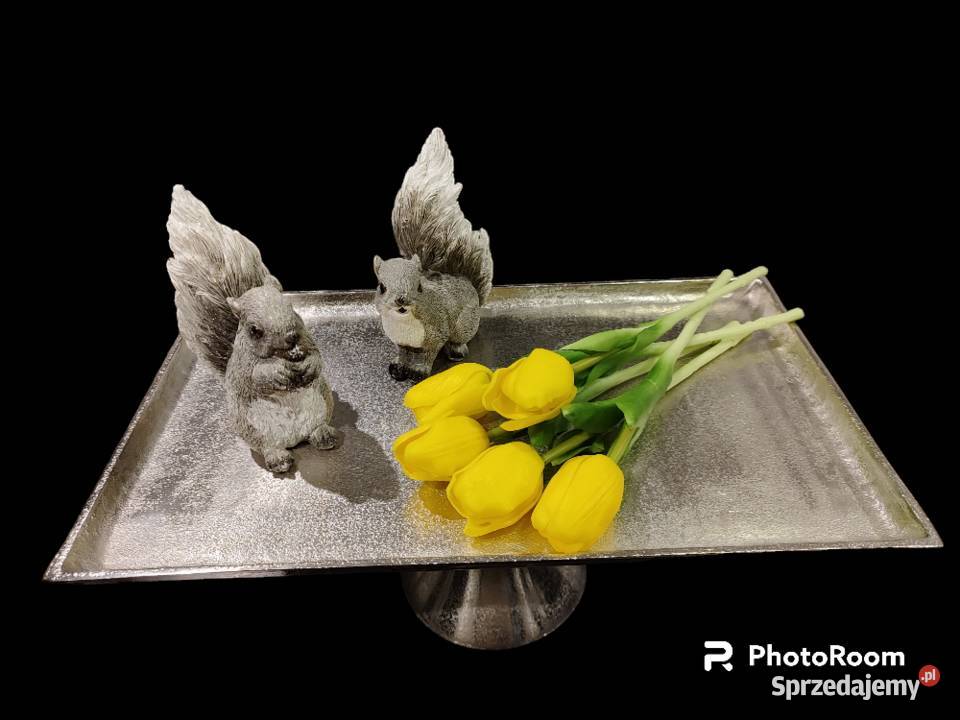 Patera metalowa na nóżce Pozostałe podkarpackie Dębica