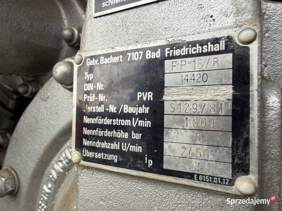 Autopompa BAD FRIEDRICHSHALL pożarnicza