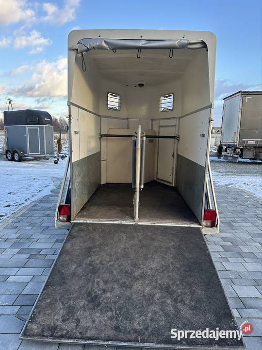 Przyczepa do przewozu 2 koni kat B dmc 1300 śląskie Mokra