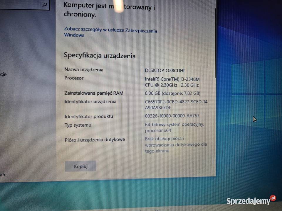 Laptop Acer E1571 Intel i3 8gb Ram śląskie Ruda Śląska
