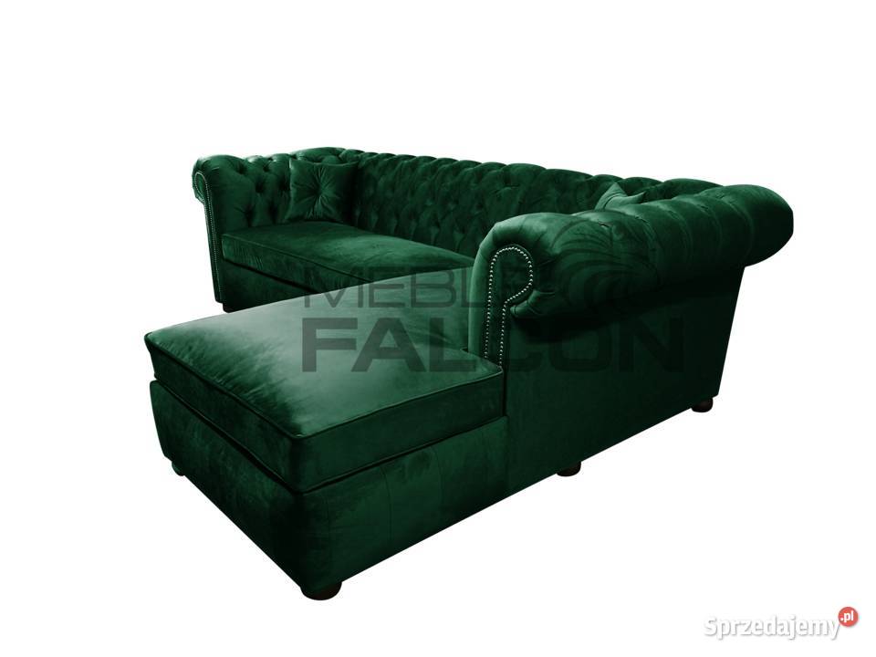 Pikowany narożnik Chesterfield Focus PRODUCENT 80cm Warszawa