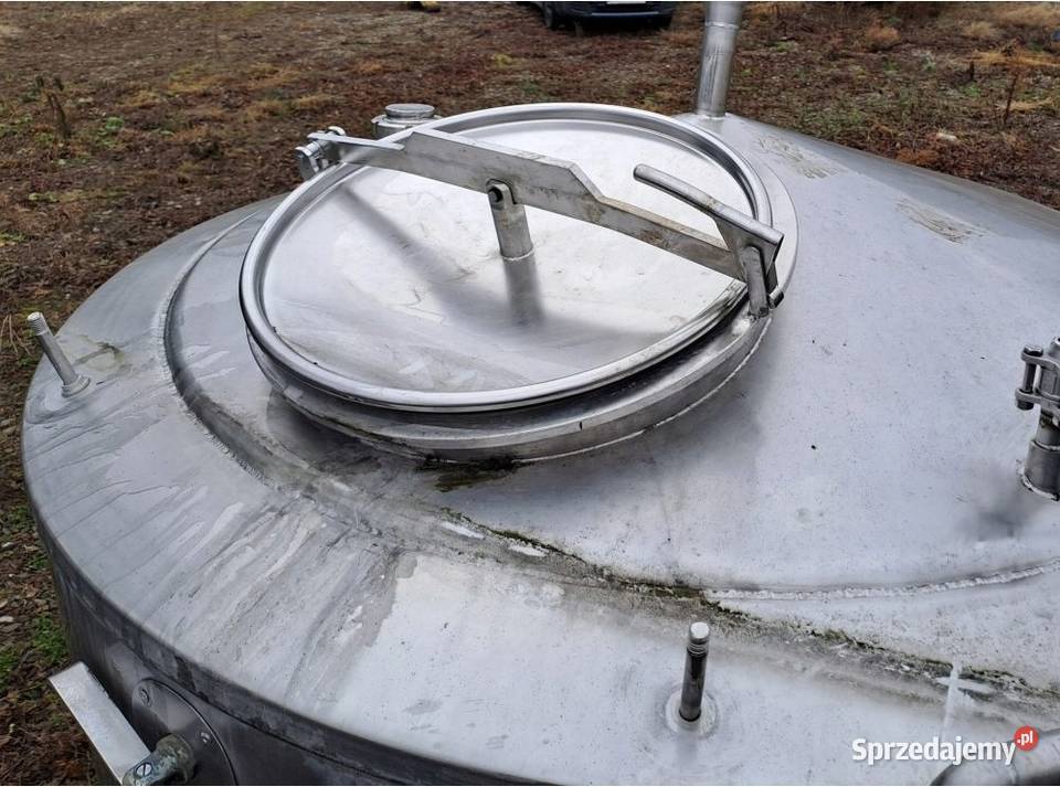 Zbiornik nierdzewny kwasoodporny z mieszadłem i Stary Sącz