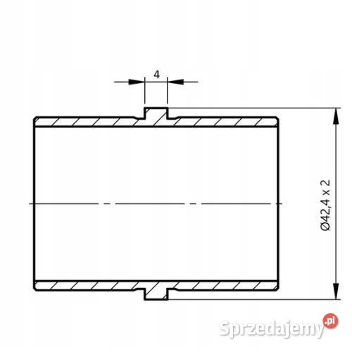 ŁĄCZNIK RURY 424x20MM AISI 304 Balustrada Gdów