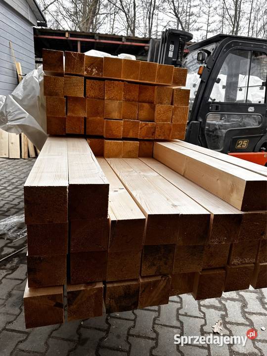 Kantówka 12x12 świerk sucha strugana Drewno konstrukcyjne Nowy Sącz