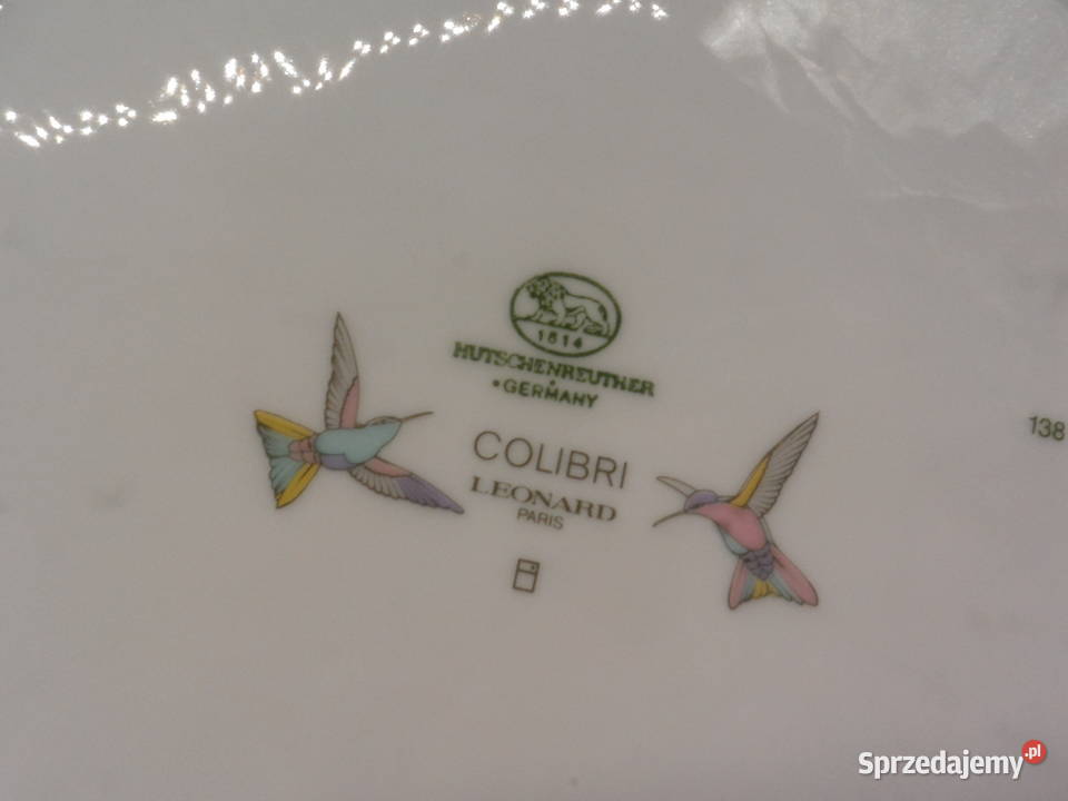 Talerze płytkie obiadowe Hutschenreuther z serii Raszków