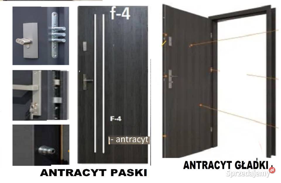 Drzwi wewnątrzklatkowe zewnętrzne wejściowe z Kraków