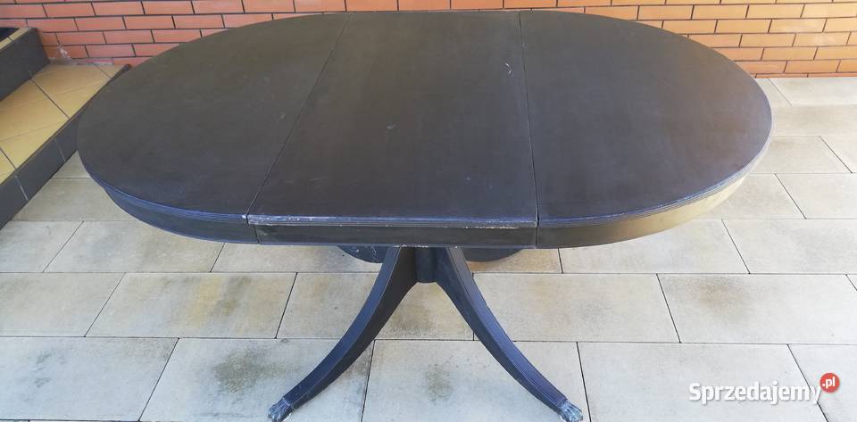 Stół okrągły rozkładany stylowy stolik ława Garwolin