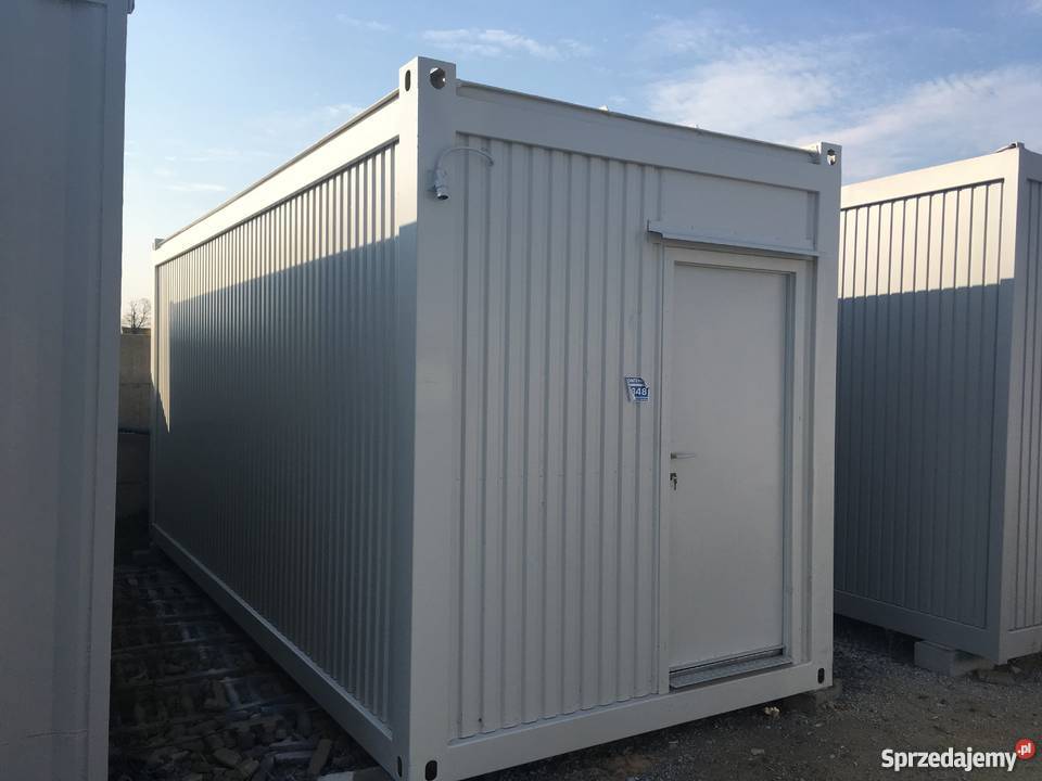 KONTENER SZATNIA Z PRZEDSIONKIEM Odnowiony Wrocław sprzedam