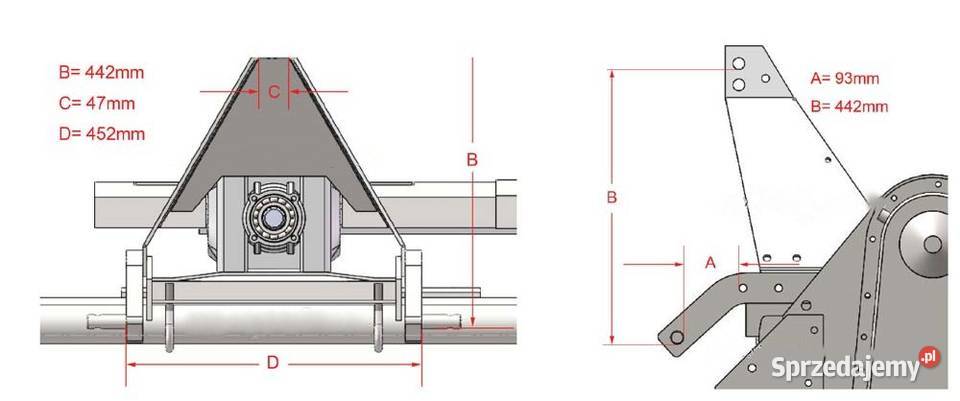 Glebogryzarka separacyjna ogrodowa STB125 Tarnogród