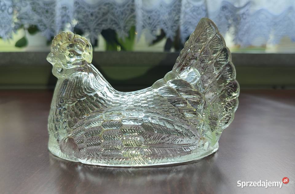 PRL szklana kura góra Warszawa sprzedam