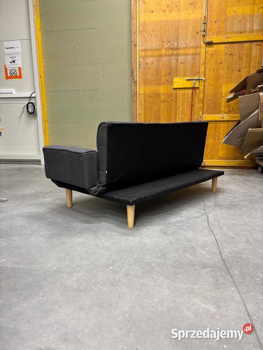 Sofa Ciemnoszara Rozkładana Kraków