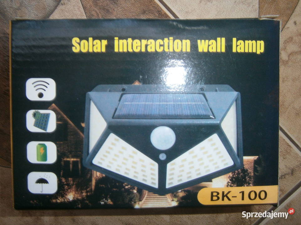 lampa solarna 100 led z czujnikiem zmierzchu i Oświetlenie Siedlce