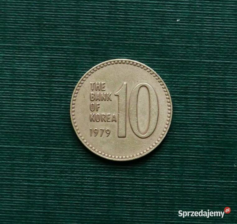 KOREA POŁUDNIOWA 10 wonów 1979r Numizmatyka Gliwice