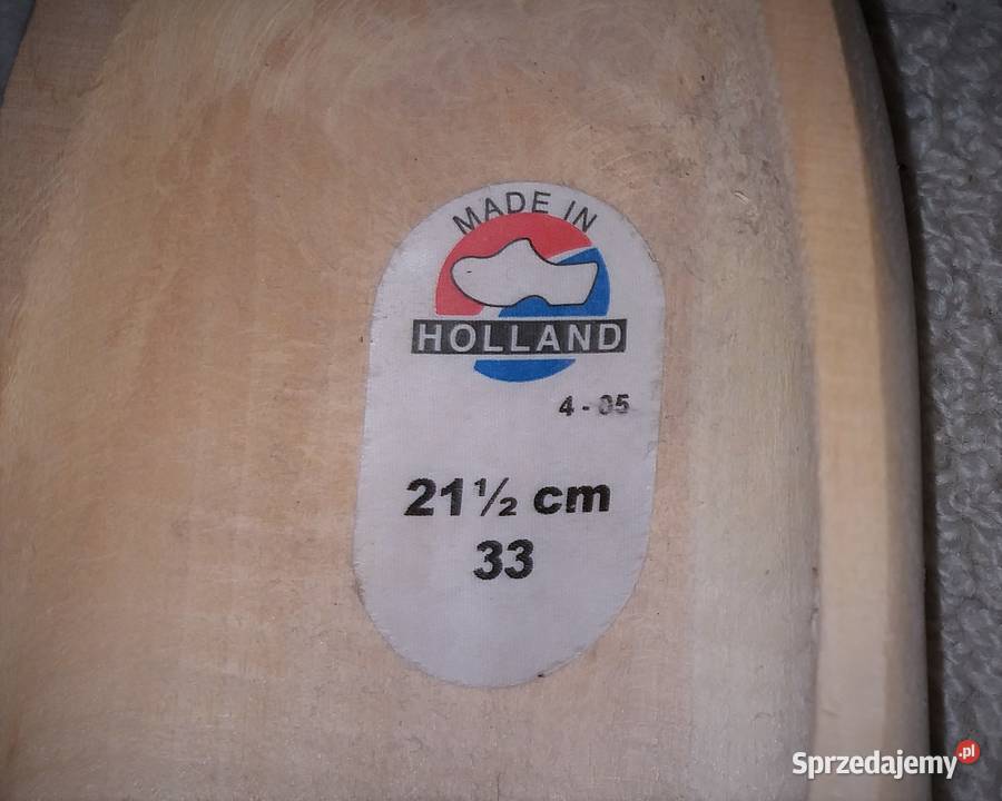 Prawdziwe drewniane holenderskie chodaki saboty Warszawa