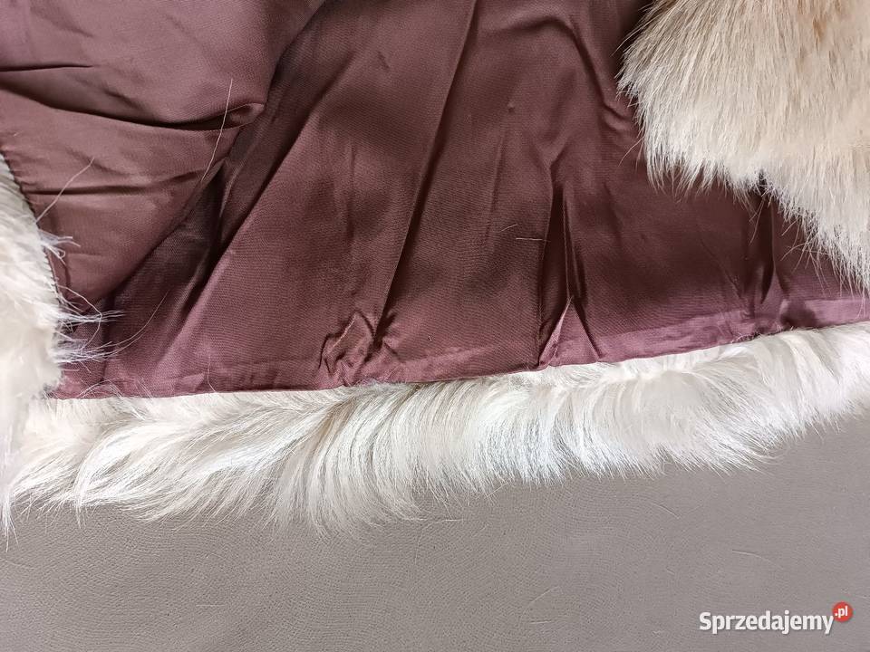 Naturalne futro z długim włosem vintage Kurtki i płaszcze Otwock sprzedam