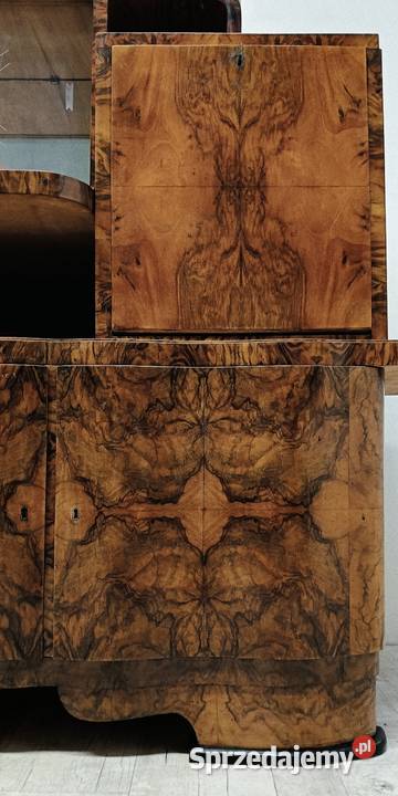 komoda bufet witryna art deco lata 60te vintage Komody