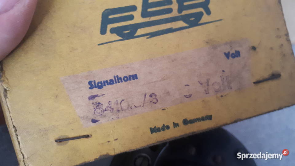 Sygnał dźwiękowy niemiecki FER Gliwice sprzedam