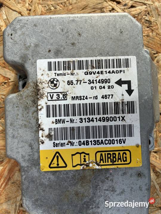 Sensor Sterownik AirBag Bmw x3 Pozostałe lubelskie Wisznice
