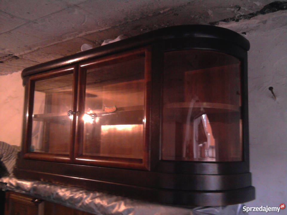 Szafka przeszklona wisząca Art Deco