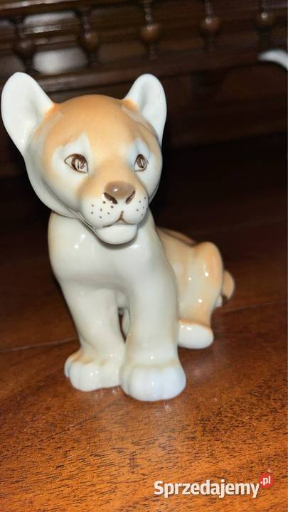 FIGURKA PORCELANOWA ŁOMONOSOW USSR Figurka Gdańsk