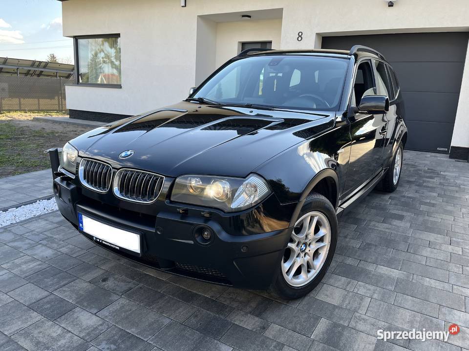 BMW X3 30D Automat 2005r Czarna Zadbana X3 BMW kujawsko-pomorskie Toruń