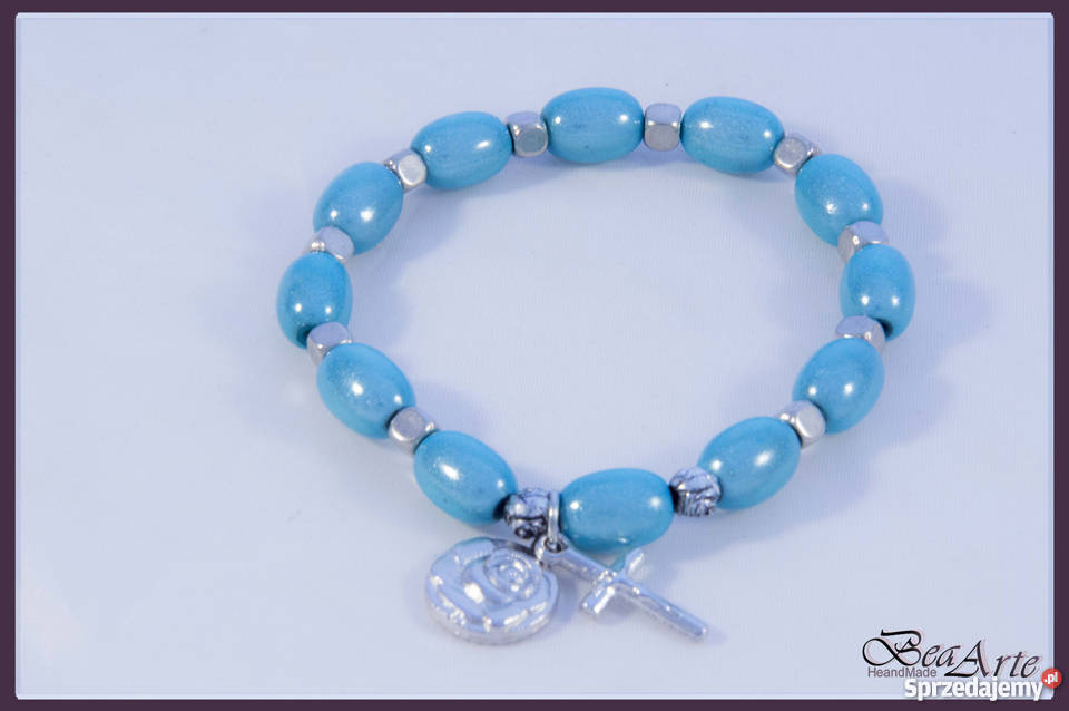 Różaniec dziesiątka bransoletka na gumce Pozostałe Łysa Góra