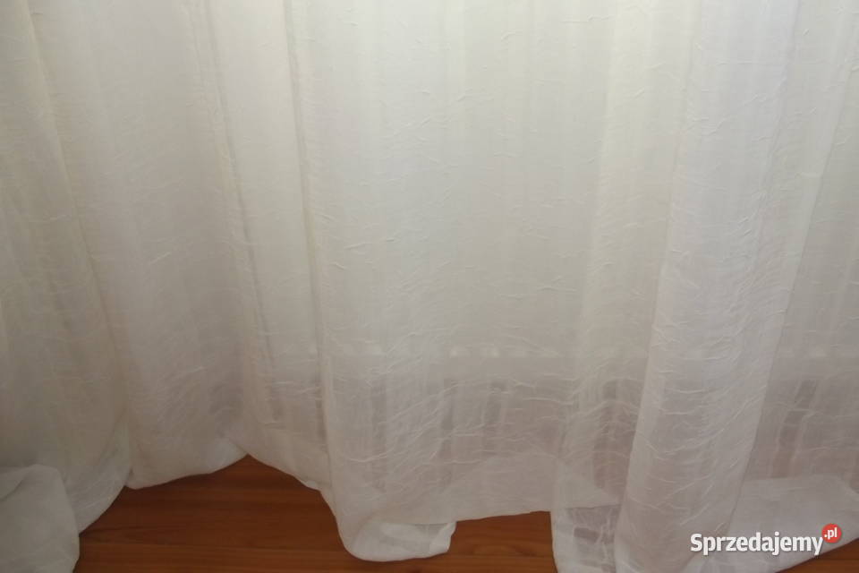 Trzy firanki różne żakard kresz żakard sprzedam