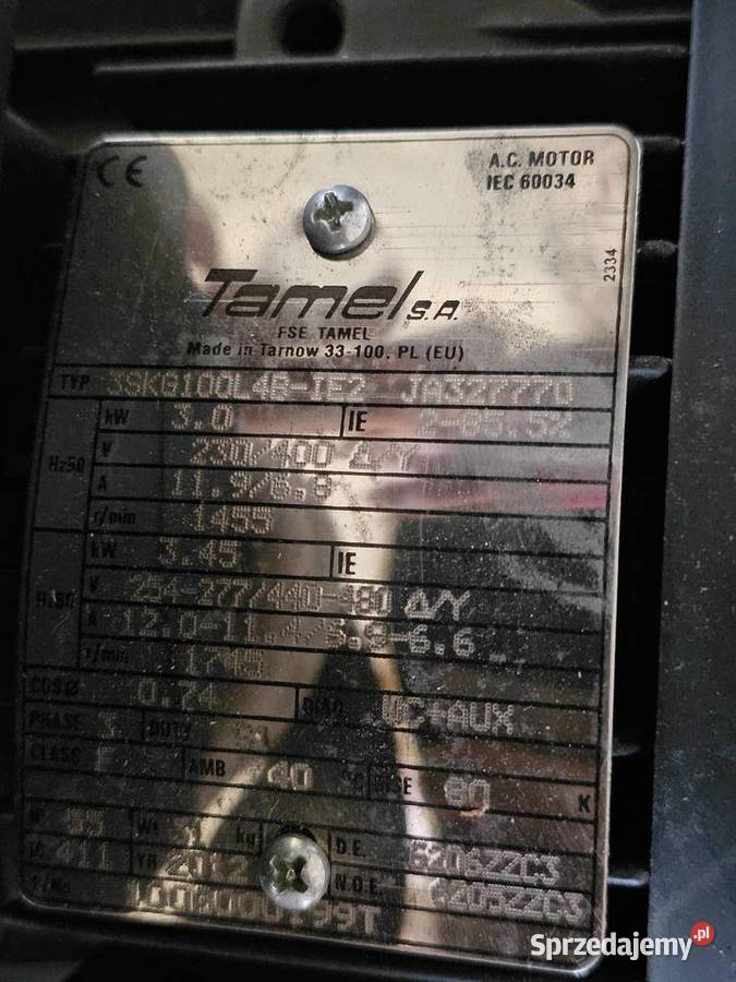 Pompa próżniowa AT100B zbiornik ciśnieniowy Nysa