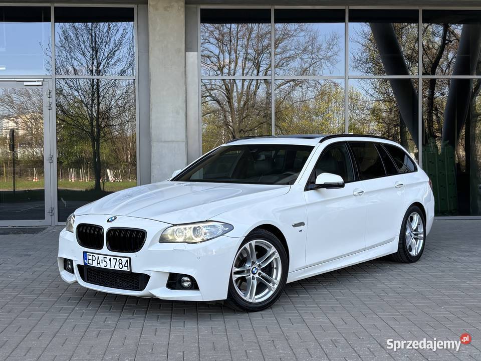 BMW 5 F11 LIFT 520D MPAKIET AUTOMAT 2014r BOGATE diesel łódzkie Konstantynów Łódzki