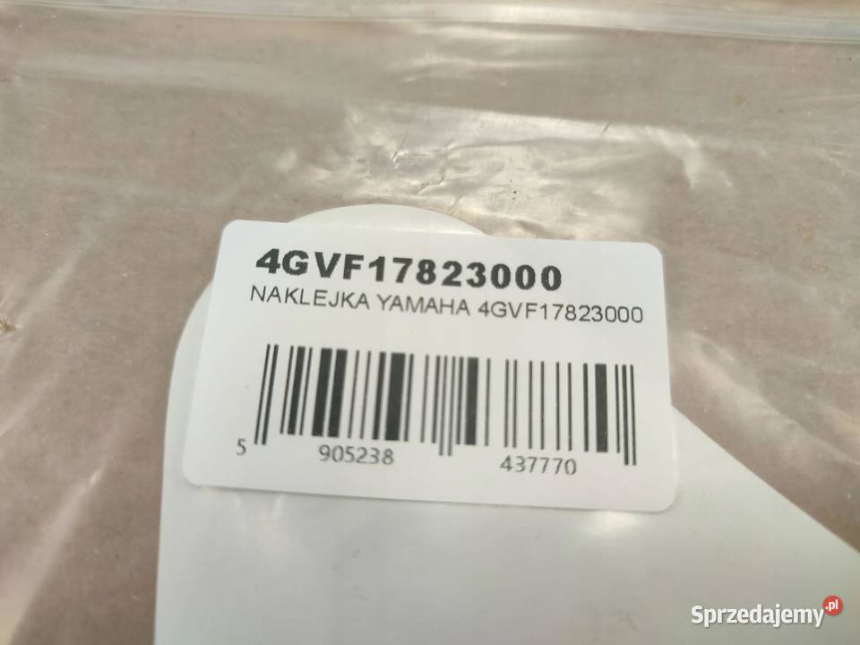 NAKLEJKA 600 ELECTRIC NA ZADUPEK YAMAHA TT 600E lubelskie